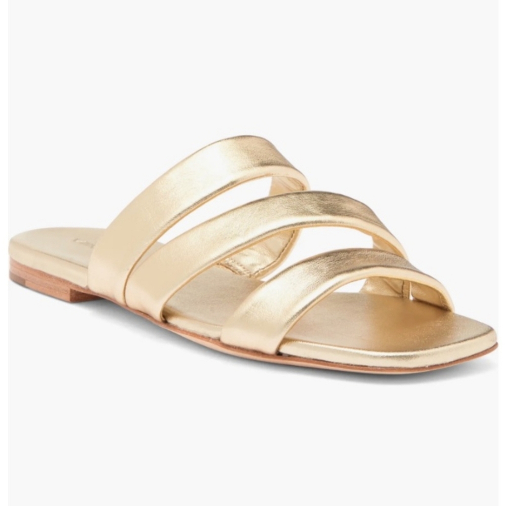 Vince Dallas Slide Sandal , Champagne